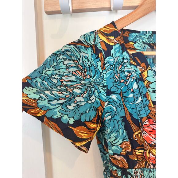 Anthropologie Somerset Mini Dress XXS Blue Floral Print ECU! - Picture 11 of 11